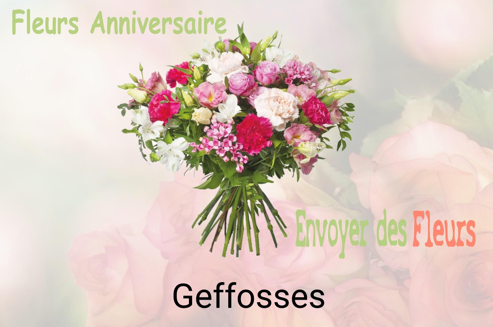 Bouquet de fleurs d’anniversaire livré à Geffosses