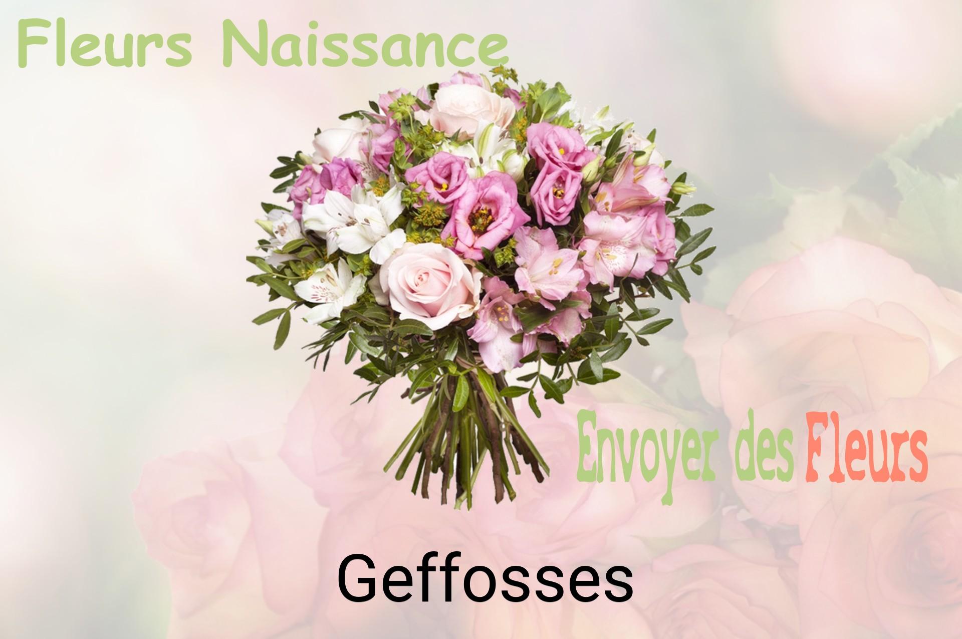 Bouquet de fleurs de naissance livré à Geffosses